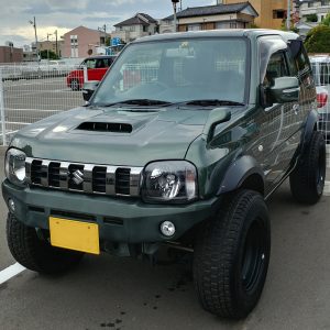 パーツパーク | JB23ジムニーに極太てっちんホイールを装着！ナイス！