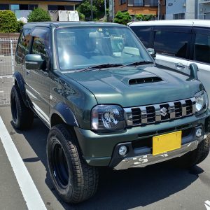 Jb23ジムニーに極太てっちんホイールを装着 ナイス パーツパーク